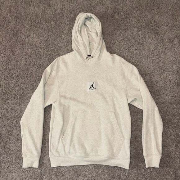 Air Jordan Flight Popover Hoodie Oatmeal Heather - Picture 1 of 2